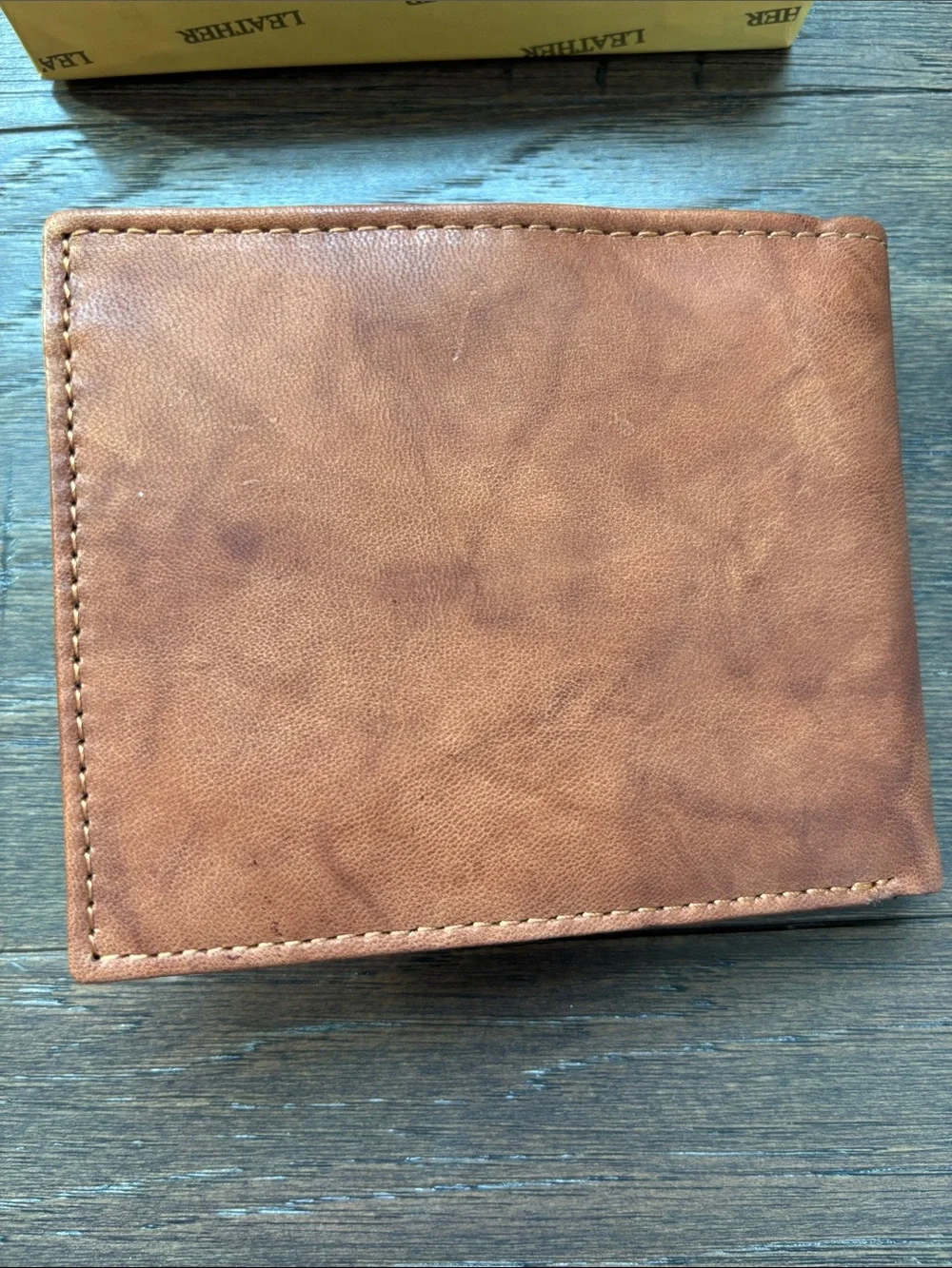 Stone Mountain Genuine Leather,interior zip,  pass case,RFID protection,12 card